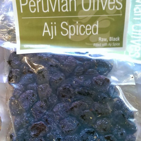 Dried Peruvian Olives Aji Spiced (Raw, Organic) 8oz - Natural Zing