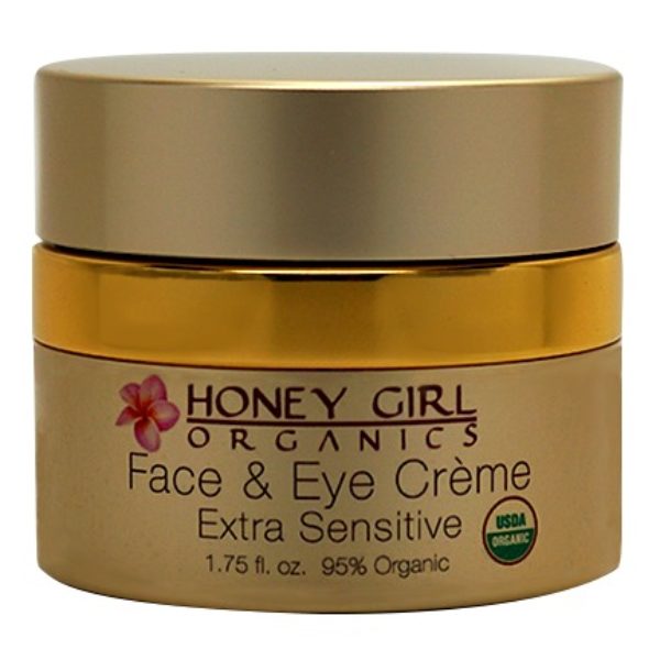 Honey Girl Organics Face & Eye Creme Extra Sensitive 1.75 floz