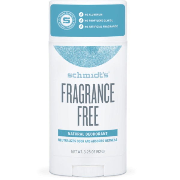 Schmidt's Natural Deodorant Stick Fragrance-Free 3.25 oz