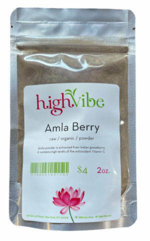 HighVibe- Amla Berry Powder Raw / Organic - 2oz