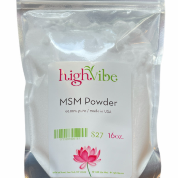 HighVibe-MSM Organic Sulfur Powder - Bulk