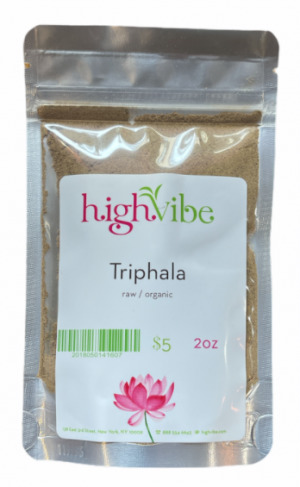 HighVibe- Triphala Powder / Organic - Bulk 2oz