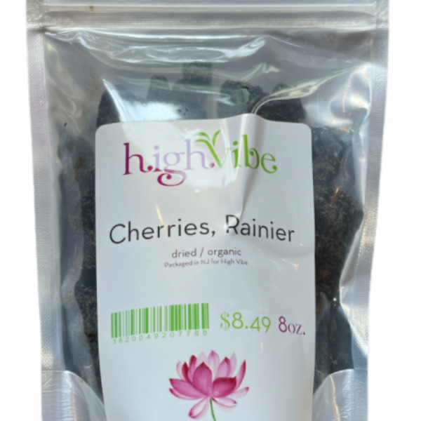 HighVibe- Rainier Cherries Dried / Organic - Bulk 8oz