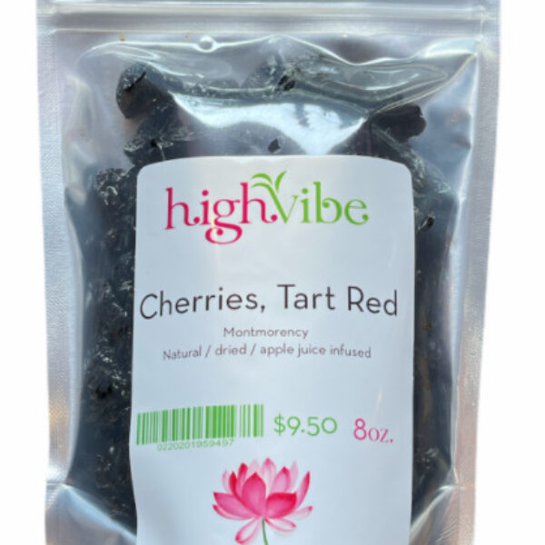 High Vibe Dried Organic Tart Cherries