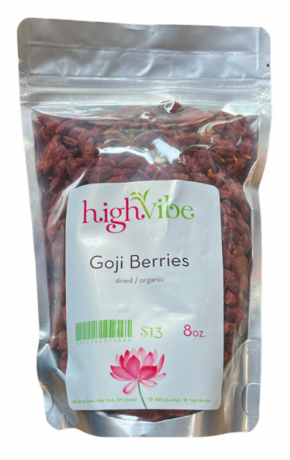 High Vibe Dried Goji Berries for sale at High Vibe NYC
