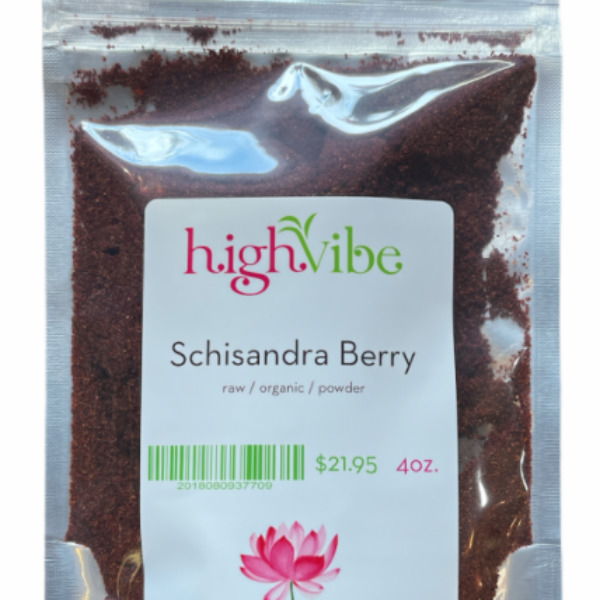 HighVibe- Schisandra Berry Powder / Raw / Organic -4oz