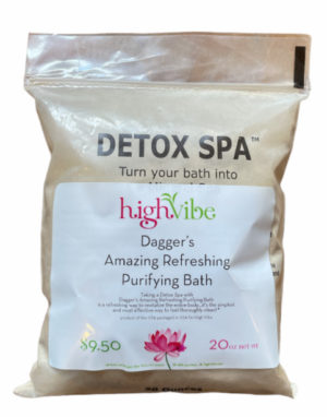 HighVibe- Dagger's Amazing Refreshing Purifying Salt Bath - (all natural) - 20oz