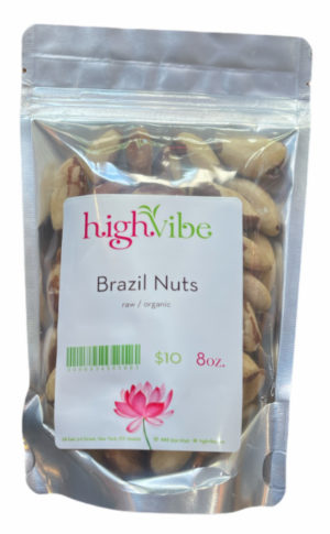 HighVibe- Brazil Nuts (raw, organic) - 8 oz
