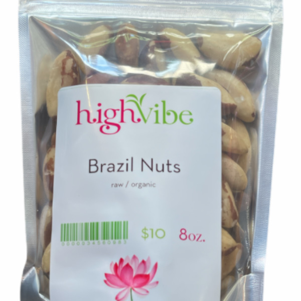HighVibe- Brazil Nuts (raw, organic) - 8 oz