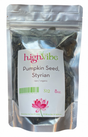 HighVibe- Styrian Pumpkin Seeds (raw, organic) - 8oz