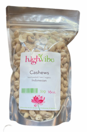 HighVibe- Cashews (raw, organic)