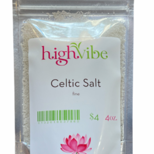 HighVibe- Celtic Sea Salt, Fine - 4 oz