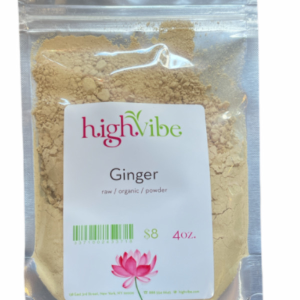 HighVibe- Organic Ginger Powder 4 oz