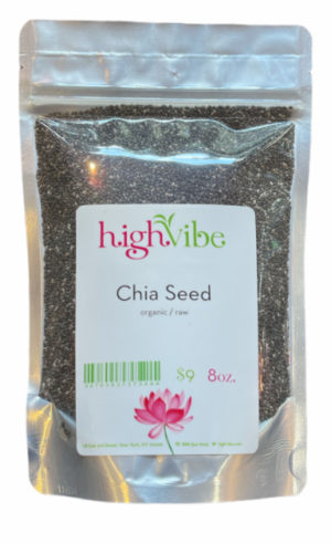 HighVibe-Chia Seeds (raw, organic) - 8 oz