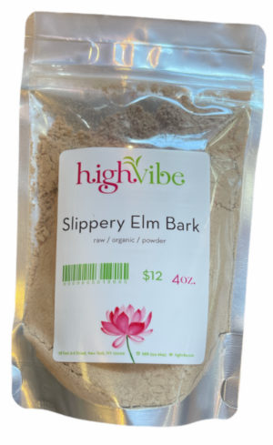 HighVibe- Organic Slippery Elm Bark Powder 4 oz