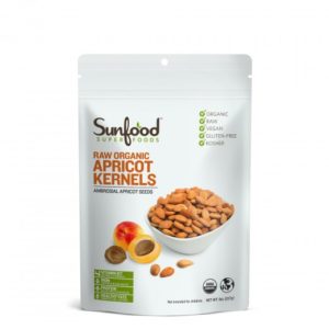 Sunfood Apricot Kernels Raw Organic 8oz