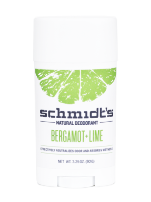 Schmidt's Natural Deodorant Stick Bergamot and Lime 3.25 oz