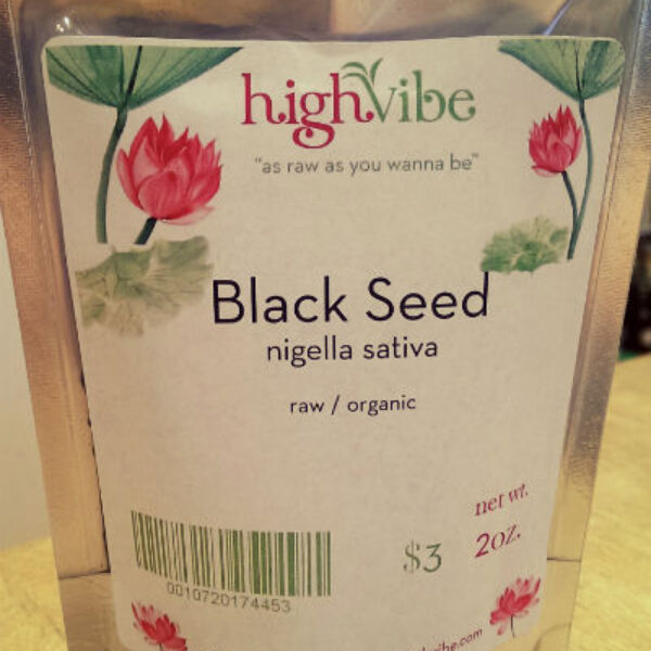 HighVibe- Black Seed (nigella sativa) Raw / Organic- 2oz