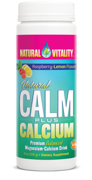 Natural Calm plus Calcium, Raspberry-Lemon flavor 8 oz
