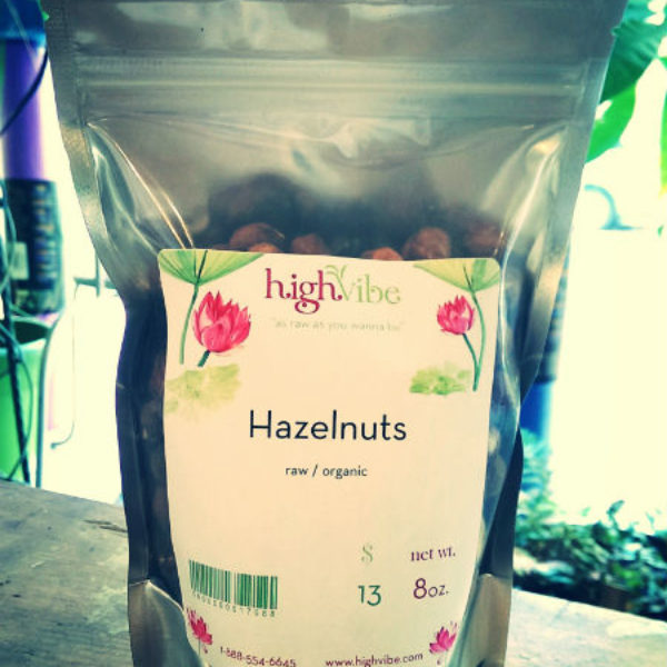 HighVibe- Hazelnuts (raw, organic) - 8 oz