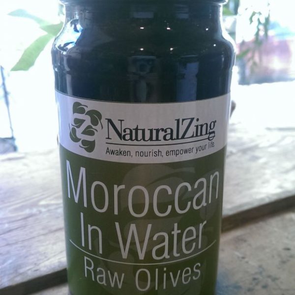 Moroccan Olives In Water Black (Raw, Sustainably-grown)12 oz - Natural Zing