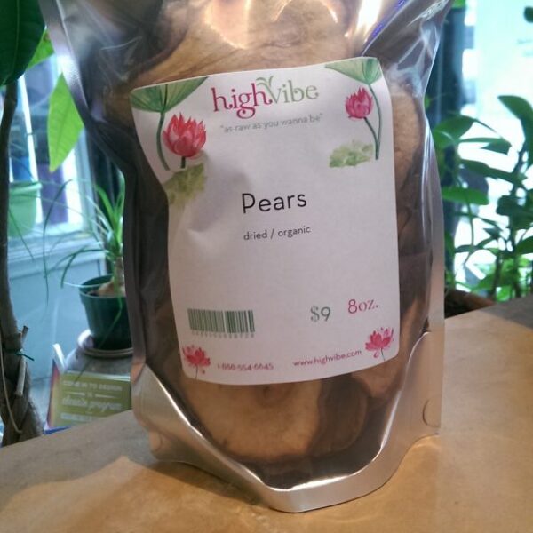 HighVibe- Pears Dried / Organic - Bulk 8oz
