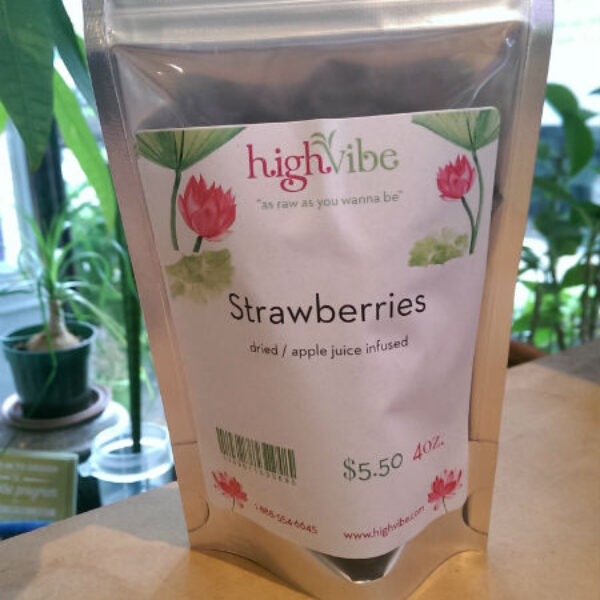 High Vibe Organic Apple Juice Dried Strawberries 8oz