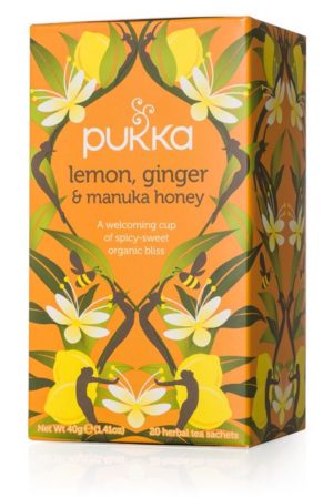 Pukka Tea Lemon, Ginger; Manuka Honey 20 bags
