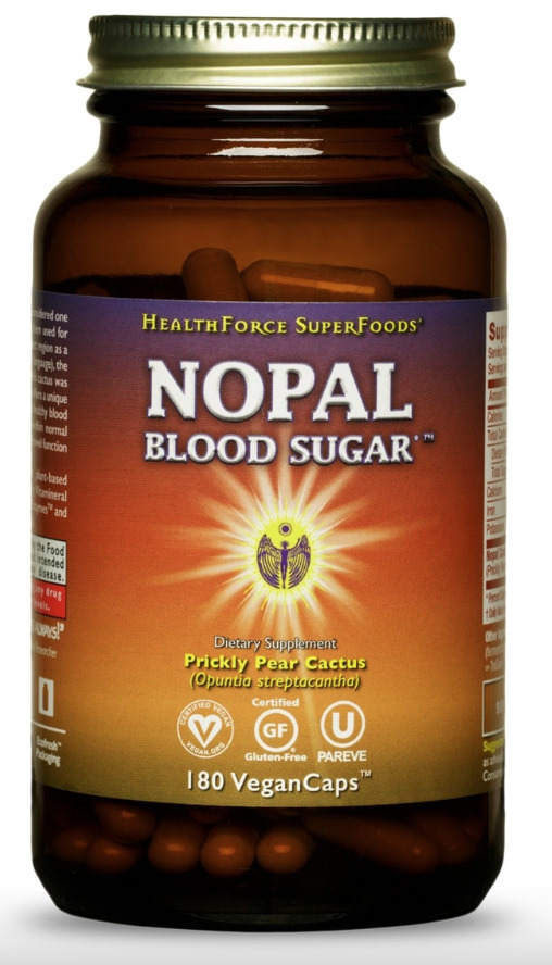 HealthForce Nopal Blood Sugar Vegan Caps for sale at High Vibe NYC