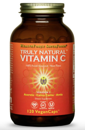 HealthForce Truly Natural™ Vitamin C – 120 VeganCaps™