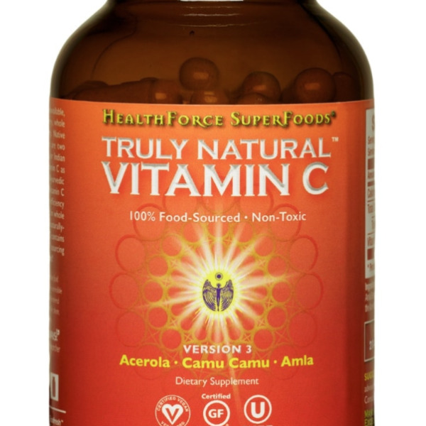 HealthForce Truly Natural™ Vitamin C – 120 VeganCaps™