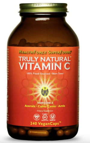 HealthForce Truly Natural Organic Vitamin C Vegan Caps