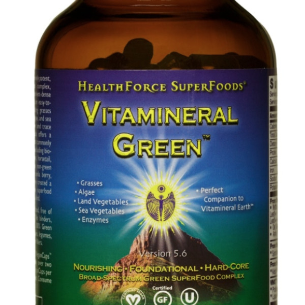 HealthForce Vitamineral Green™ – 120 VeganCaps™