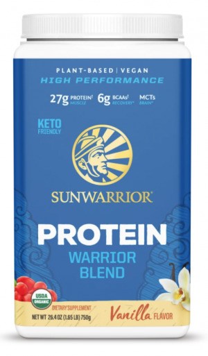 Sunwarrior Vanilla Warrior Blend Organic 30 servings powder
