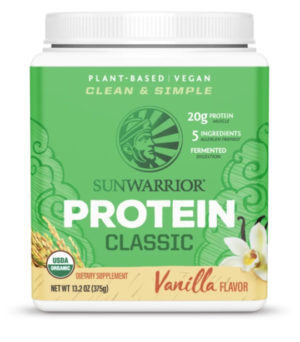 Sunwarrior Vanilla Classic Protein 15 servings powder