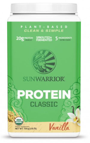 Sunwarrior Vanilla Classic Protein 30 servings powder