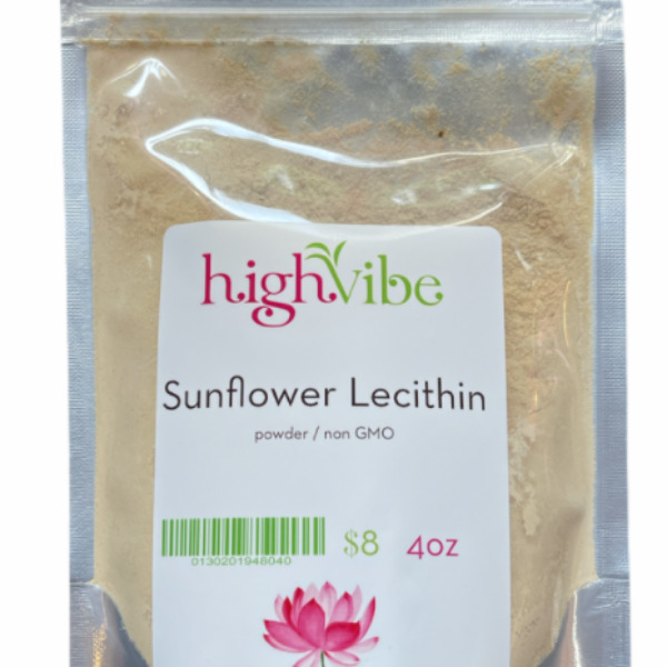 HighVibe- Sunflower Lecithin Powder NON GMO 4oz