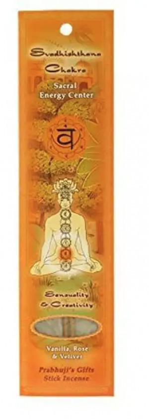 Prabhuji's Gifts - Incense Sticks Root Chakra Muladhara - Grounding and Serenity- 10 sticks