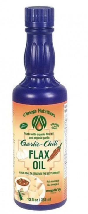 Omega Nutrition Garlic Chili Flax Oil 12oz
