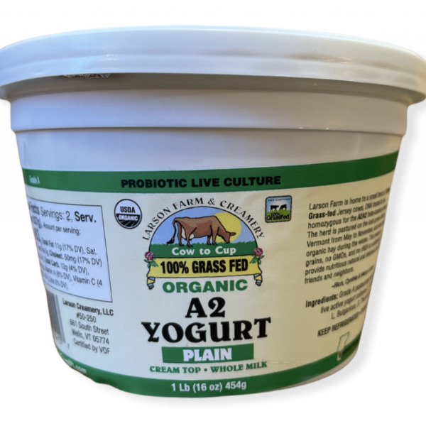 Larson Farm & Creamery A2 Organic Yogurt 100% Grass Fed