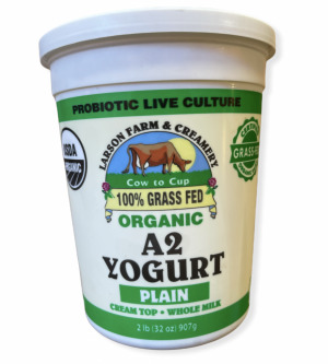 Larson Farm & Creamery A2 Organic Yogurt 100% Grass Fed