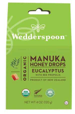 Wedderspoon Organic Manuka Honey Drops – Eucalyptus