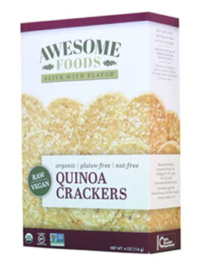 Awesome Foods Quinoa Crackers