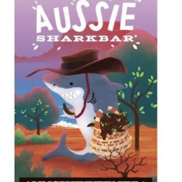 The Australian Carob Co. Aussie Sharkbar Unsweetened Carob Chocolate Bar